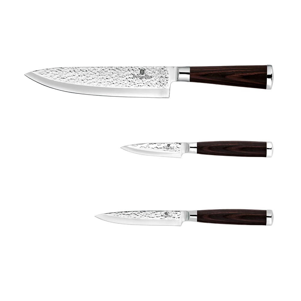 MESSERSET Silber 30/10/30 cm BH2486 - Silberfarben, Metall - Berlinger Haus