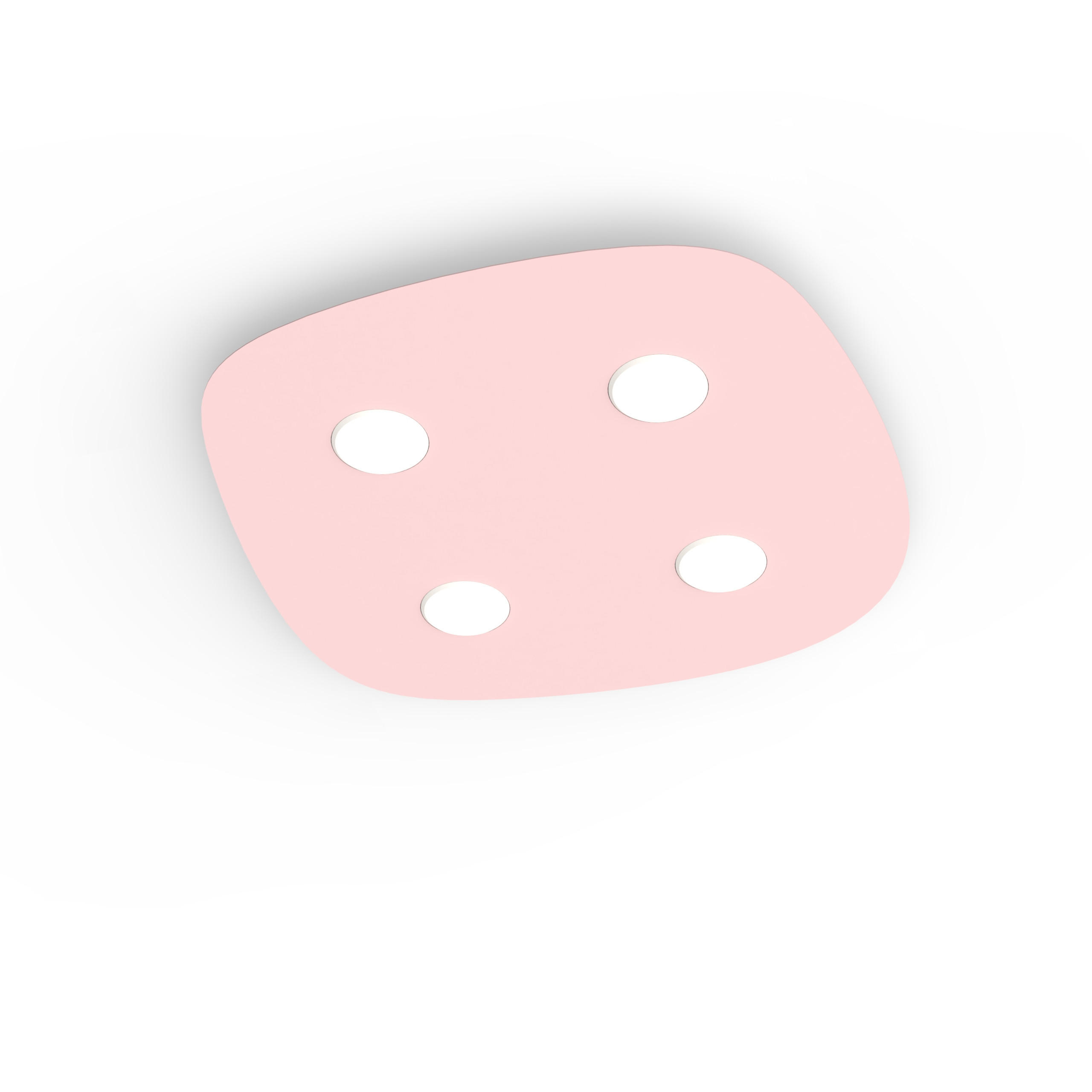Lumicom Deckenleuchte Pink 55x4x55 cm