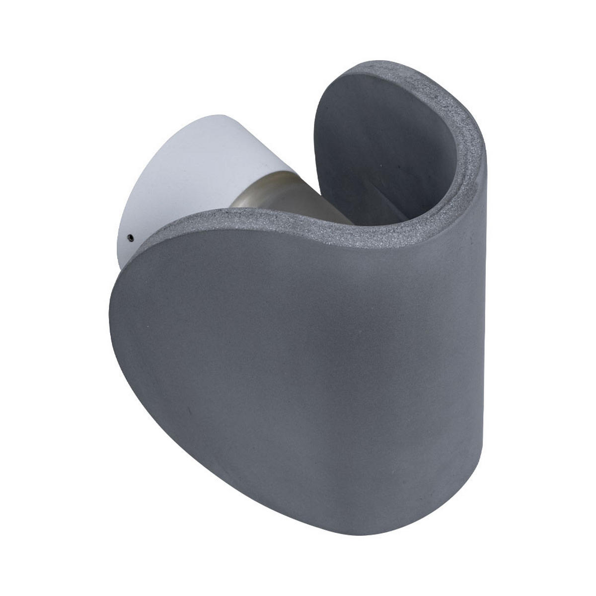 LED WANDLEUCHTE TIMO Beton Grau - Grau, Metall (12.6/15.7/12.4cm) - Globo Lighting