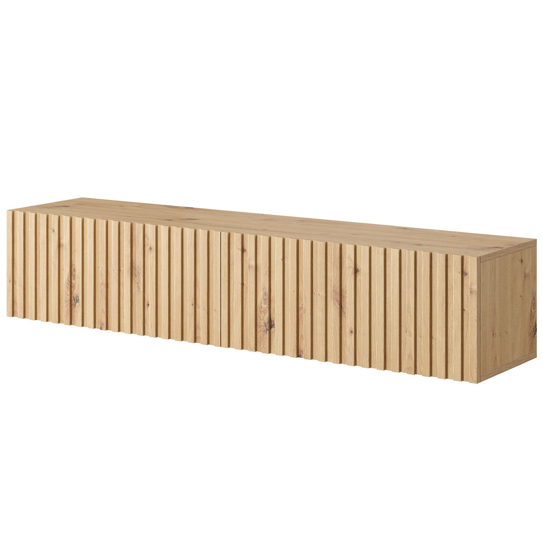 TV-HÄNGEBOARD Telire Eiche 138,6 cm - Eiche Artisan, Holzwerkstoff (138.6/30/31.6cm) - Selsey