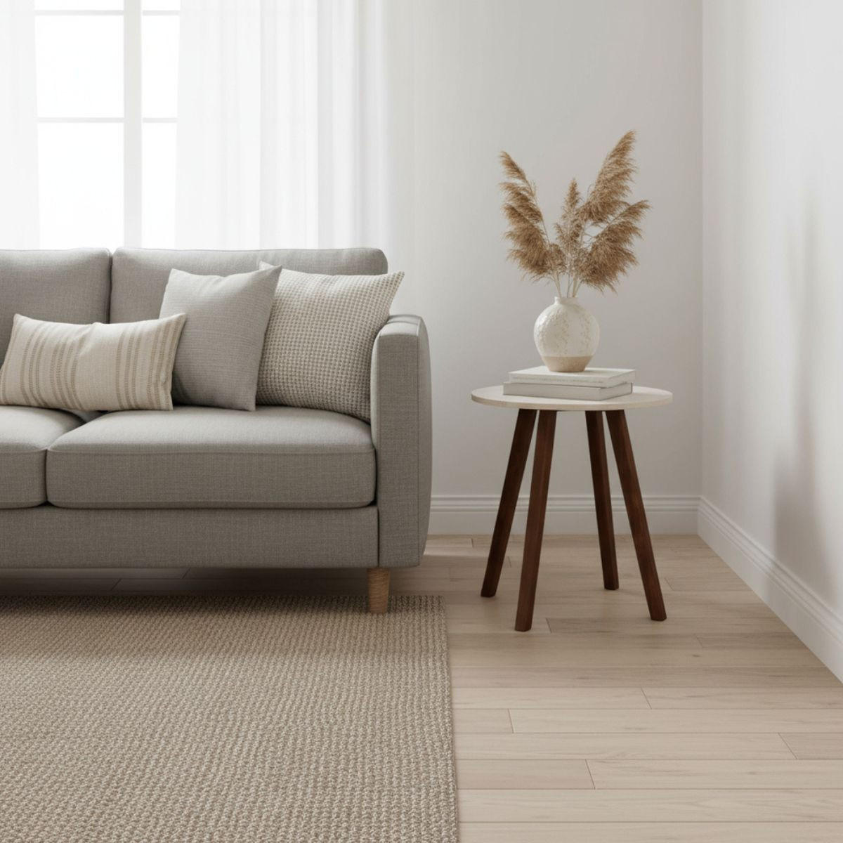 COUCHTISCH Dekorativ Ø 35 cm - Multicolor, Holzwerkstoff (37/6.5/38cm) - Home Styling Collection