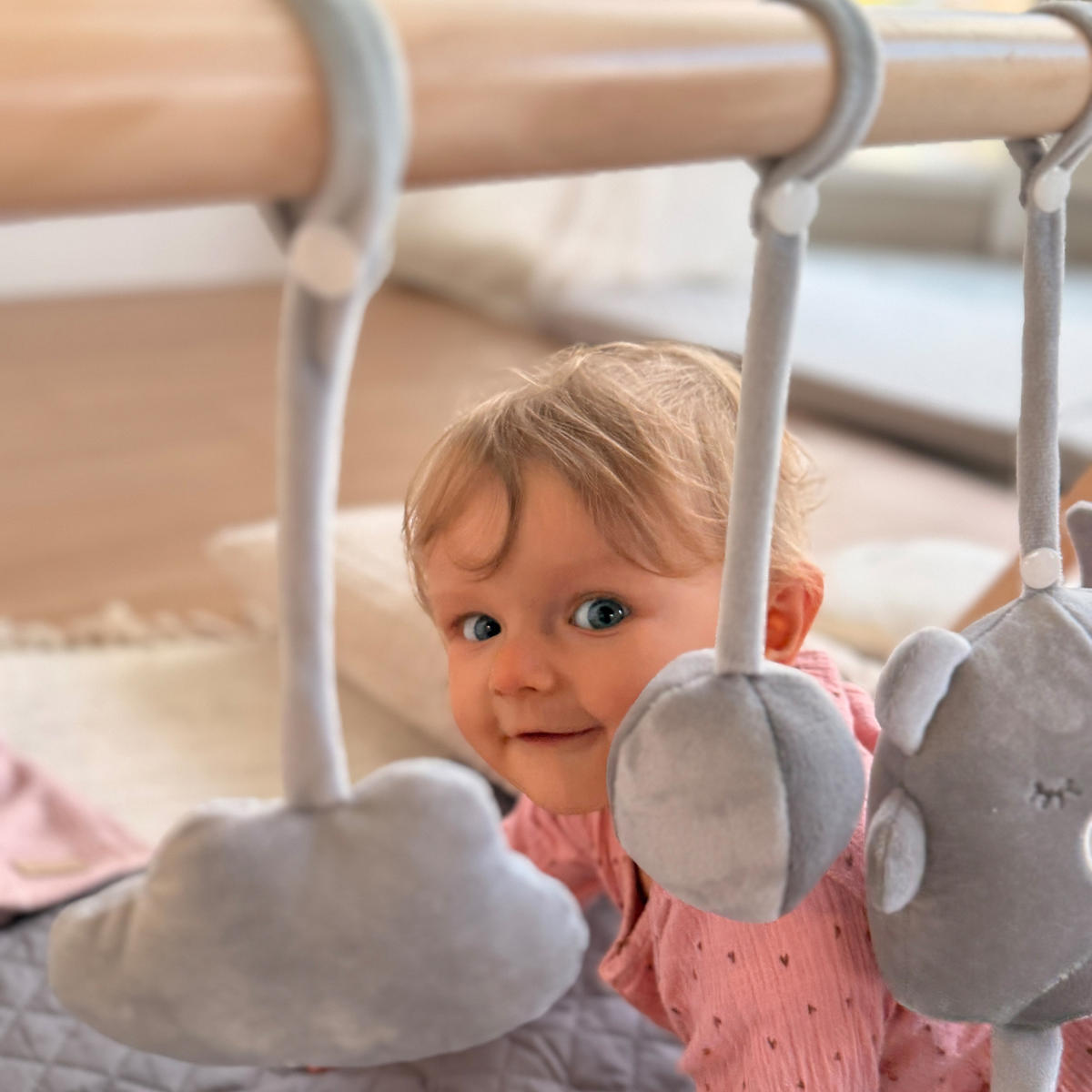 SPIELTRAPEZ Montessori - Naturfarben, Holz (70/52/50.5cm) - Roba