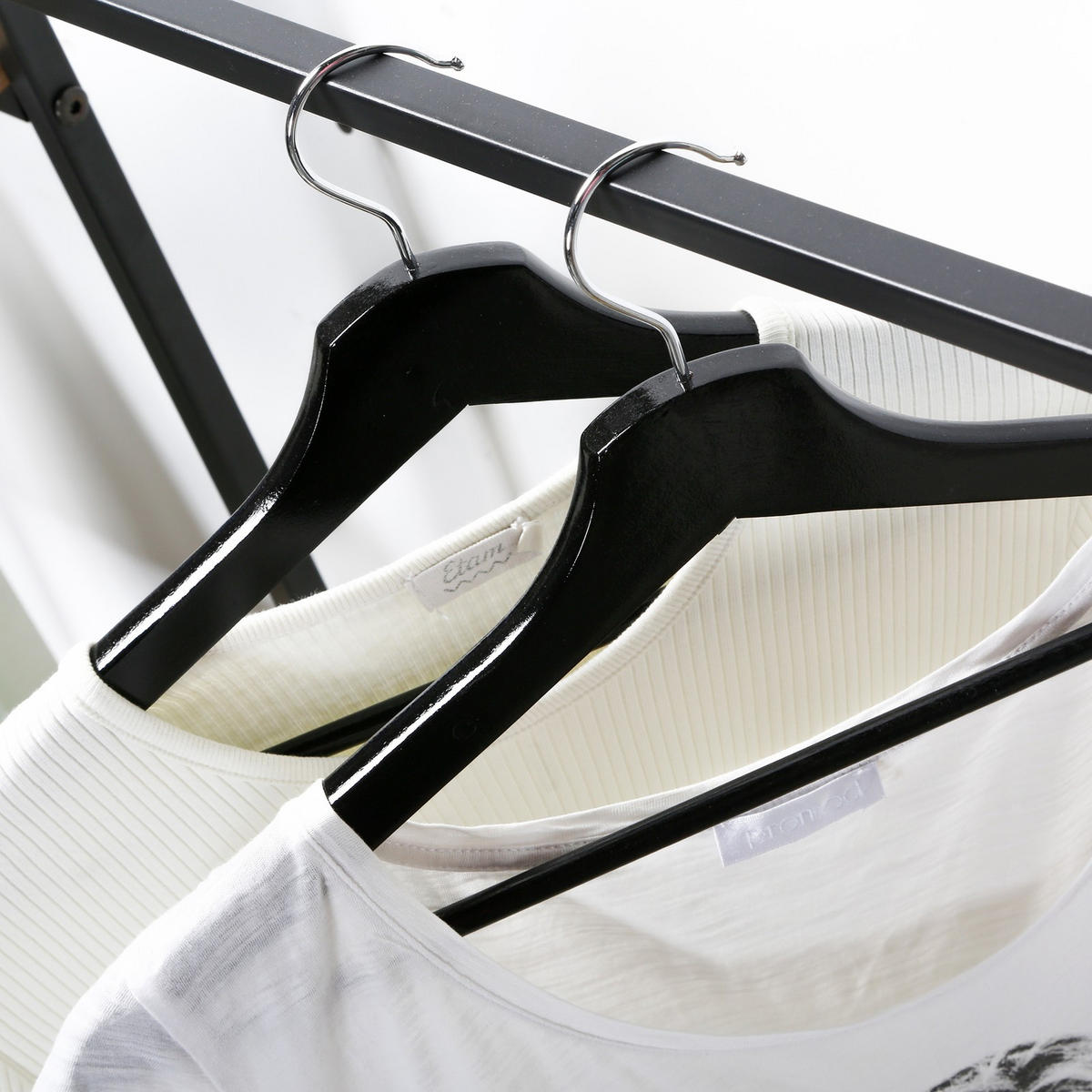 GARDEROBENSTÄNDER im industriellen Stil, 1 Regal mit 4 Etagen - Eichefarben, Holzwerkstoff (35/160/11.5cm) - Calicosy