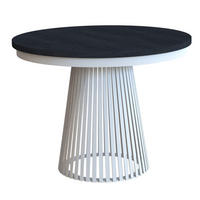 ESSTISCH LAMORE - Schwarz/Weiß, Holzwerkstoff (100/100/77cm) - Meblini
