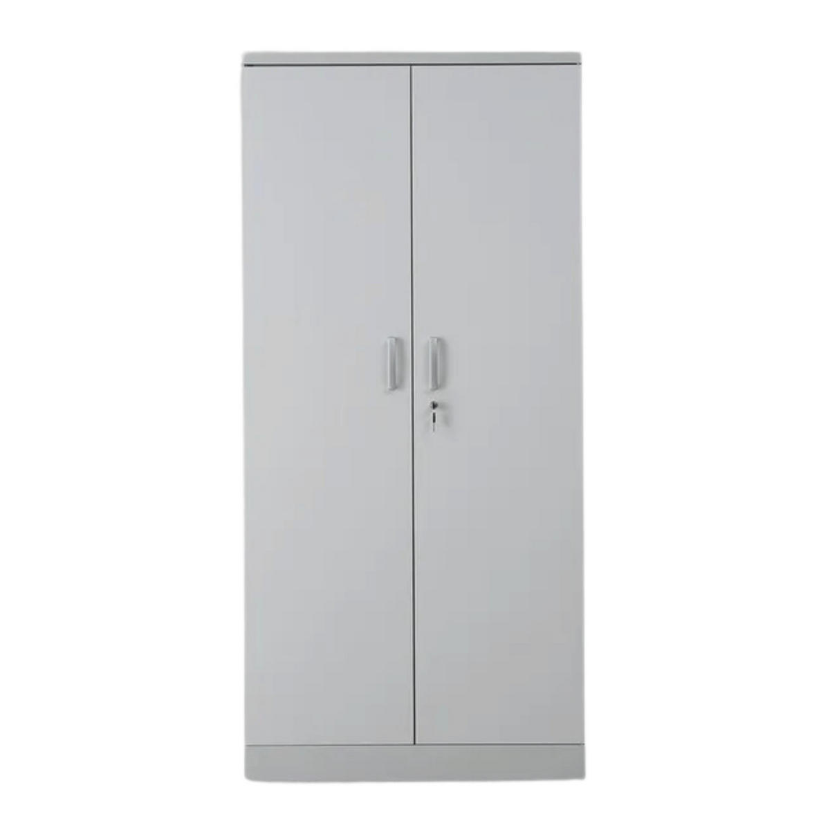 AKTENSCHRANK Beetle 4 Fachböden 195x92x42 cm Grau - Grau, Metall (92/195/42cm)