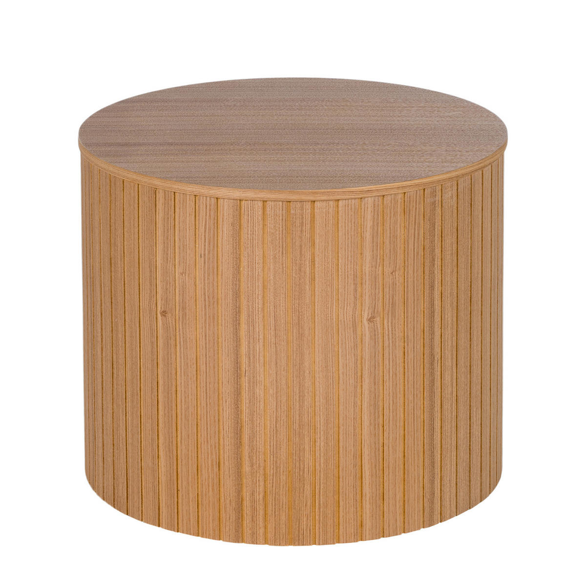 COUCHTISCH - 2er-Set - Echtholzfurnier - Eschefarben, Holzwerkstoff (49/49/38cm) - home24