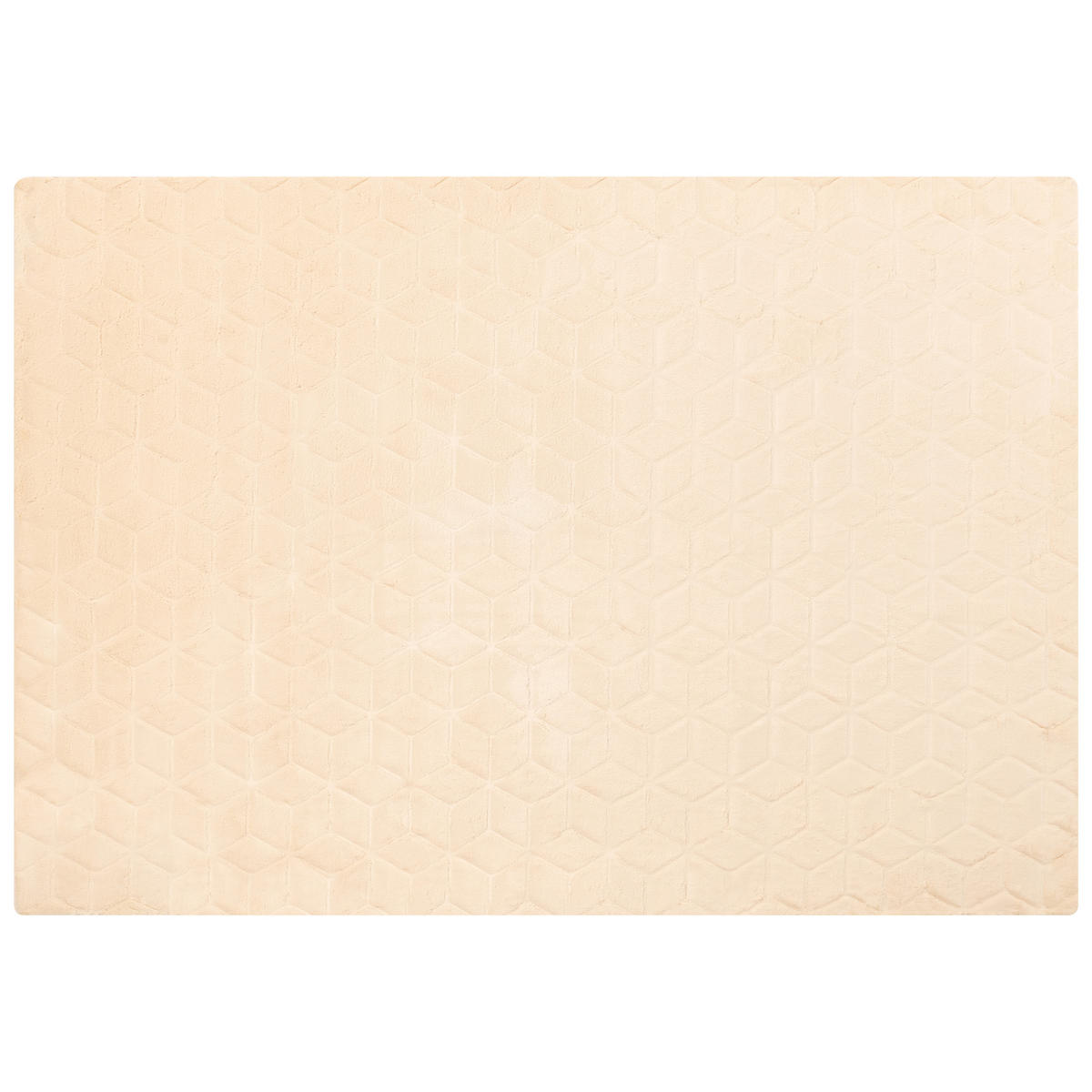 SHAGGY-KUNSTFELLTEPPICH Thatta 230/160 cm - Beige, Kunststoff (160/230cm) - Beliani