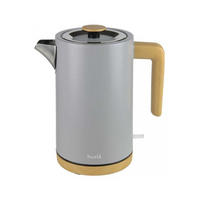 WASSERKOCHER ELEKTRISCH Grau 23/16/24 cm 29200 - Grau, Metall (16/24/23cm) - Husla 