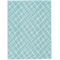 IN- UND OUTDOOR TEPPICH BEIDSEITIG CAPE COD STREIFEN - Mintgrün, Textil (133/190cm) - Pergamon