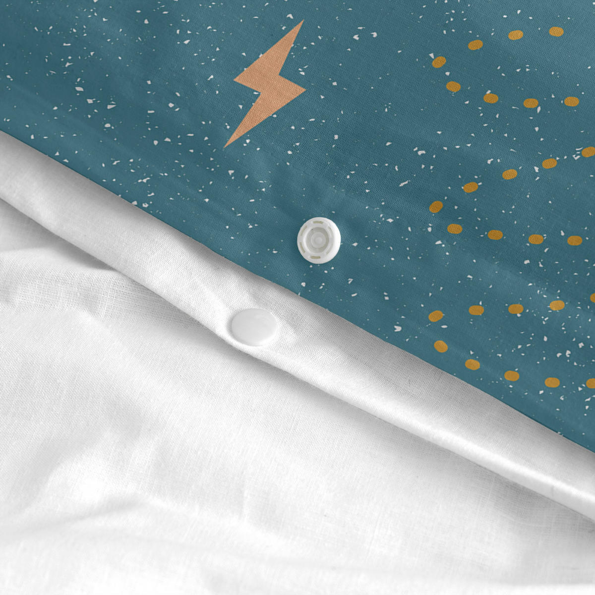 BETTBEZUG 2er-Set teiliges mini universe 115x145 cm (kinderbett) mehrfarbig - Multicolor, Textil (115/145cm) - Happy Friday