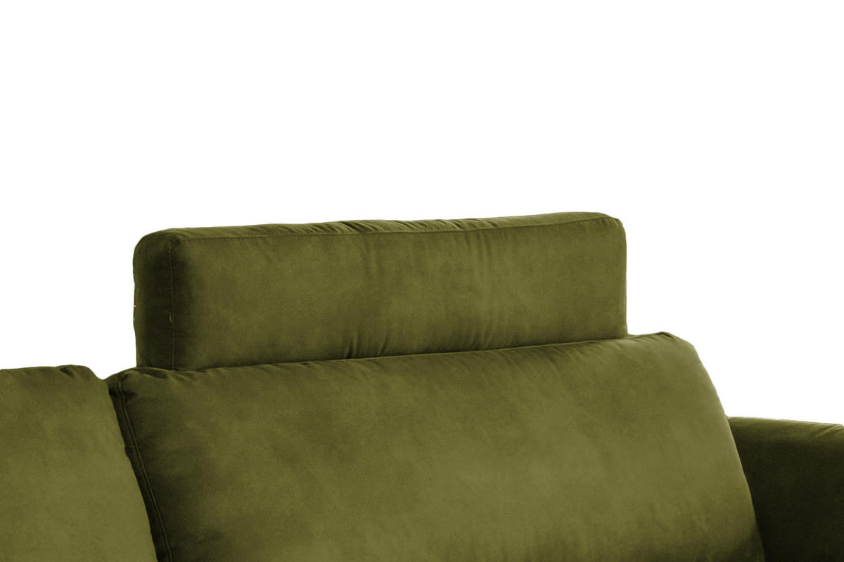 KOPFSTÜTZE MALTA Grün Webstoff - Grün, Textil (100/23/15cm) - KAWOLA