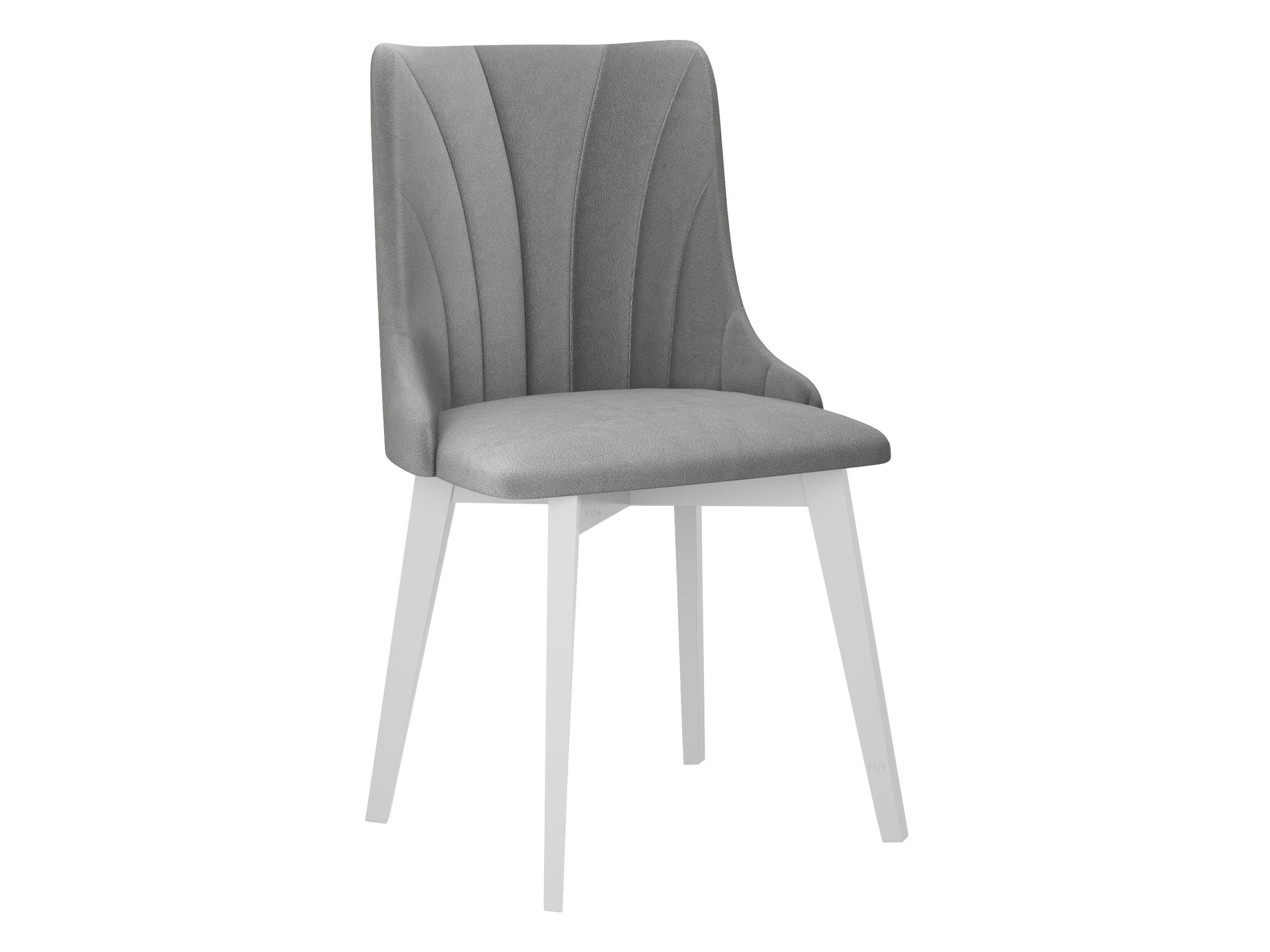 ESSZIMMERSTUHL Monti V Pik Muschel - Hellgrau/Weiß, Holz/Textil (48/83/53cm) - MIRJAN24