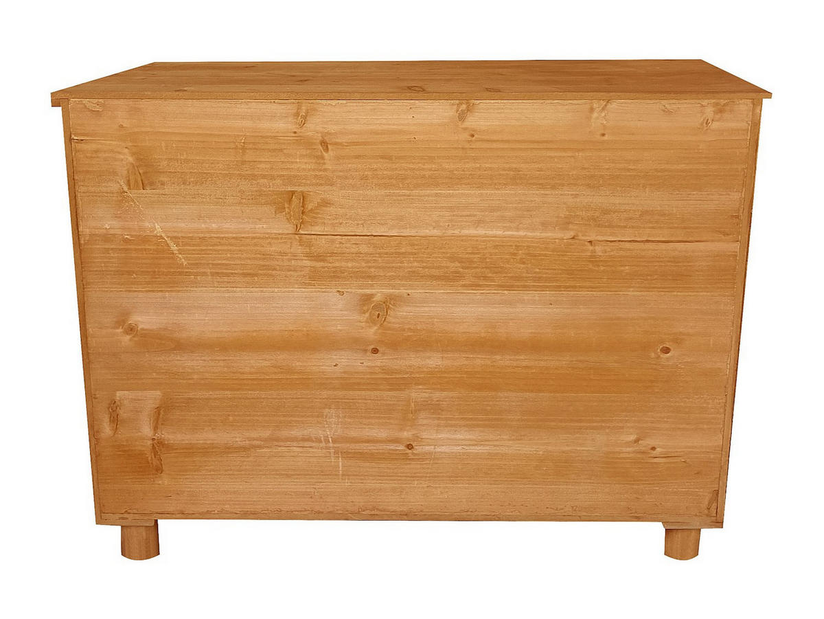 FLASCHENREGAL - Tannenholz & MDF - 90 x 32 x 69 cm - Holzfarben - RIOJA - Naturfarben, Holz (90/69/32cm) - Vente-Unique