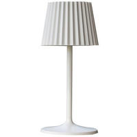 ABBY Kabellose Tischleuchte H30CM - Weiß, Metall (10/10/38cm) - Lumisky