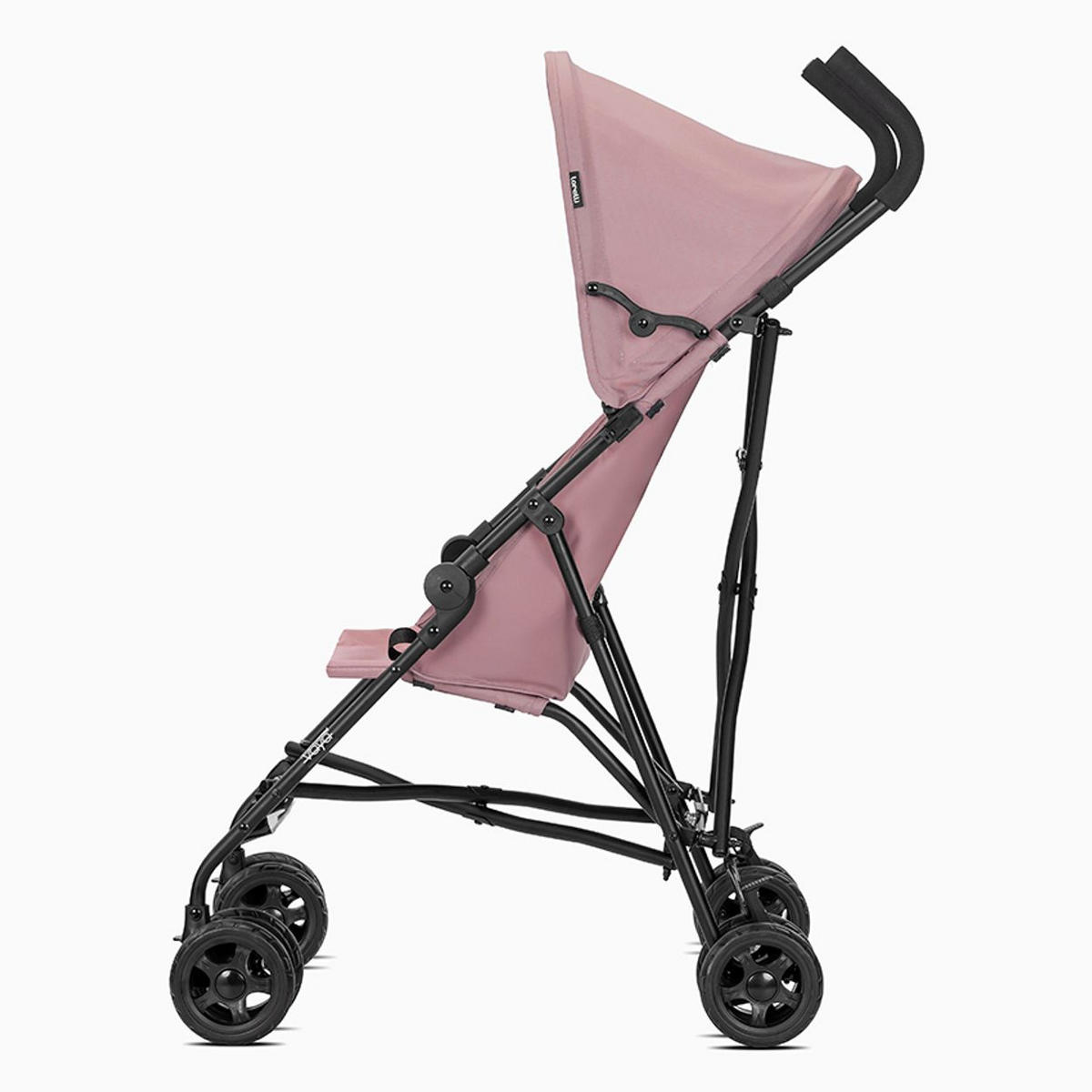BUGGY Vaya pink 5-Punkt-Gurt, Sonnendach, kompakt faltbar, Fußstütze verstellbar - Pink, Metall (80/41/97cm) - Lorelli