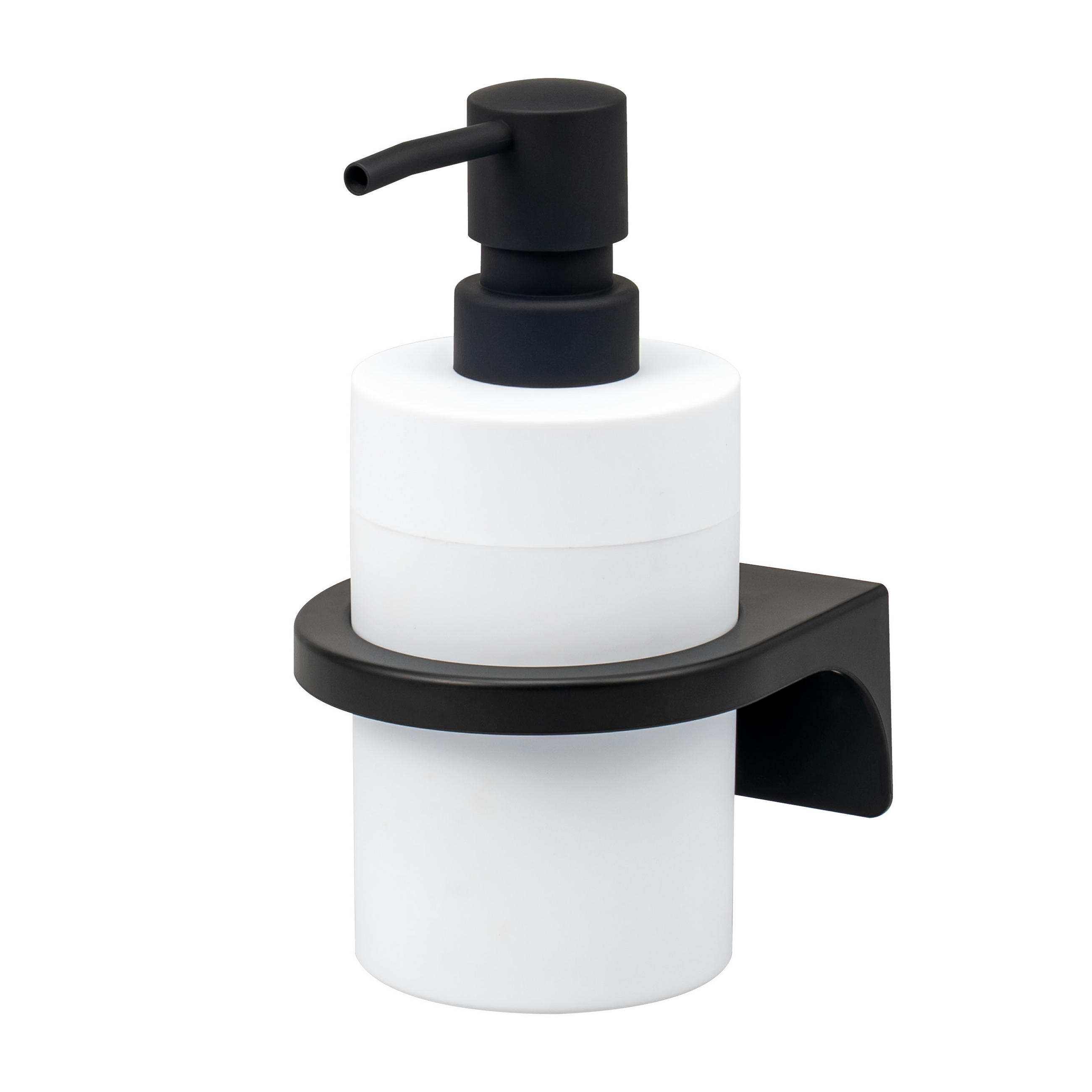 SEIFENSPENDER SAVONA Softtouch, weiß, rund - Weiß, Kunststoff (9/16/10.5cm) - bremermann