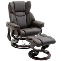 RELAXSESSEL 79/82/101 cm mit Liegefunktion und 360°-Drehfunktion - Braun, Kunststoff (82/101/79cm) - BEAOK