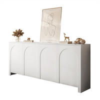 SIDEBOARDS ARIADNA weiß viertürig - Weiß, Holzwerkstoff (204/83/35cm)