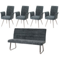 JÍDELNÍ SADA Modrá sada 5 kusů - modrá, textil (180/99/65cm) - MCW