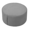 MEDITATIONSKISSEN - Grau, Naturmaterialen/Textil (33/33/13cm) - Relaxdays