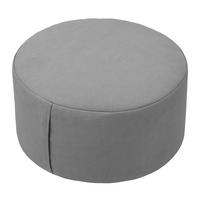 MEDITATIONSKISSEN - Grau, Naturmaterialen/Textil (33/33/13cm) - Relaxdays
