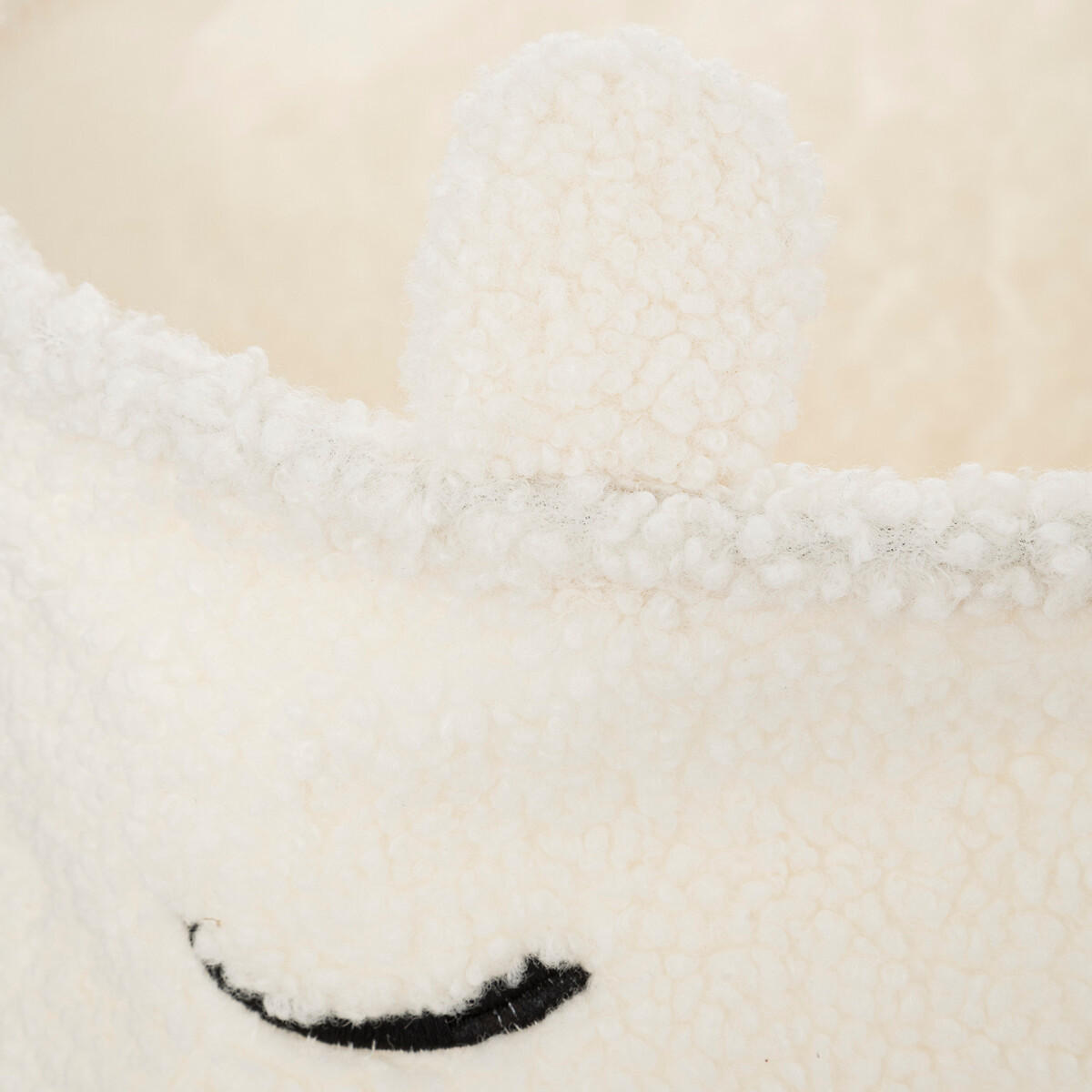 SPIELZEUGKORB Bouclé-Optik Toy 35/35/40 cm - Beige, Textil (35/35cm) - Atmosphera for kids