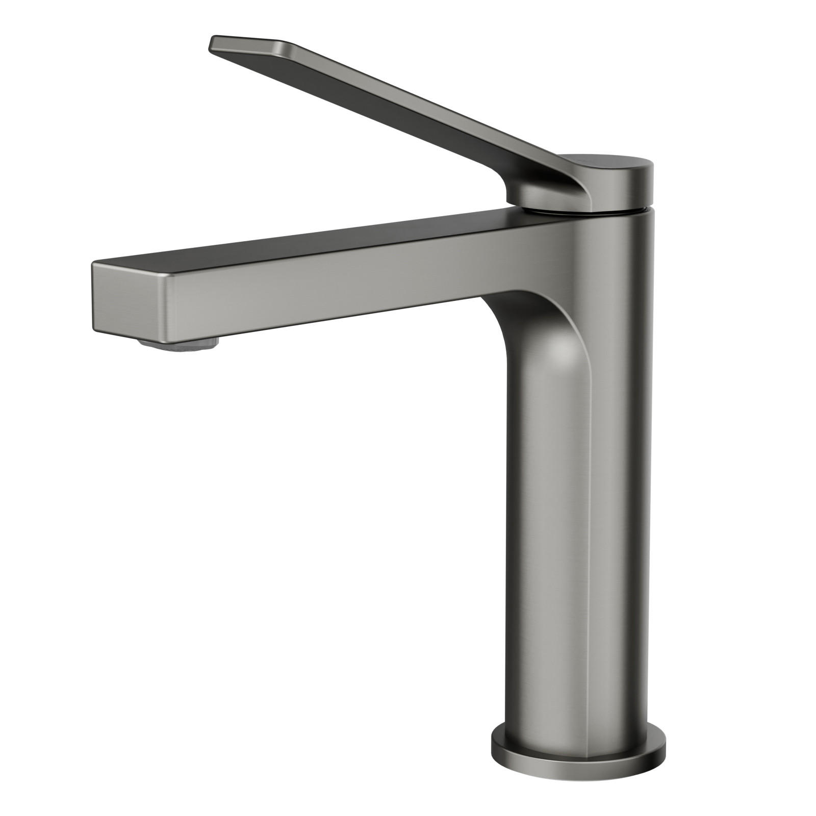 WASCHTISCHARMATUR mit Spulen-Zertifiziertem Filterelement Anthrazit Matt - Anthrazit, Metall (17.3/4.6/19.5cm) - EMKE