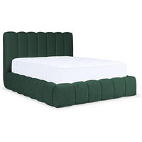 POLSTERBETT Carlos - Grün, Textil (120/200cm) - Meblini