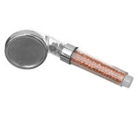 WASSERSPRAR-DUSCHKOPF, Kunststoff, verchromter Stahl, Transparent - Transparent, Kunststoff (7.5/24/7.8cm) - 5five Simply Smart