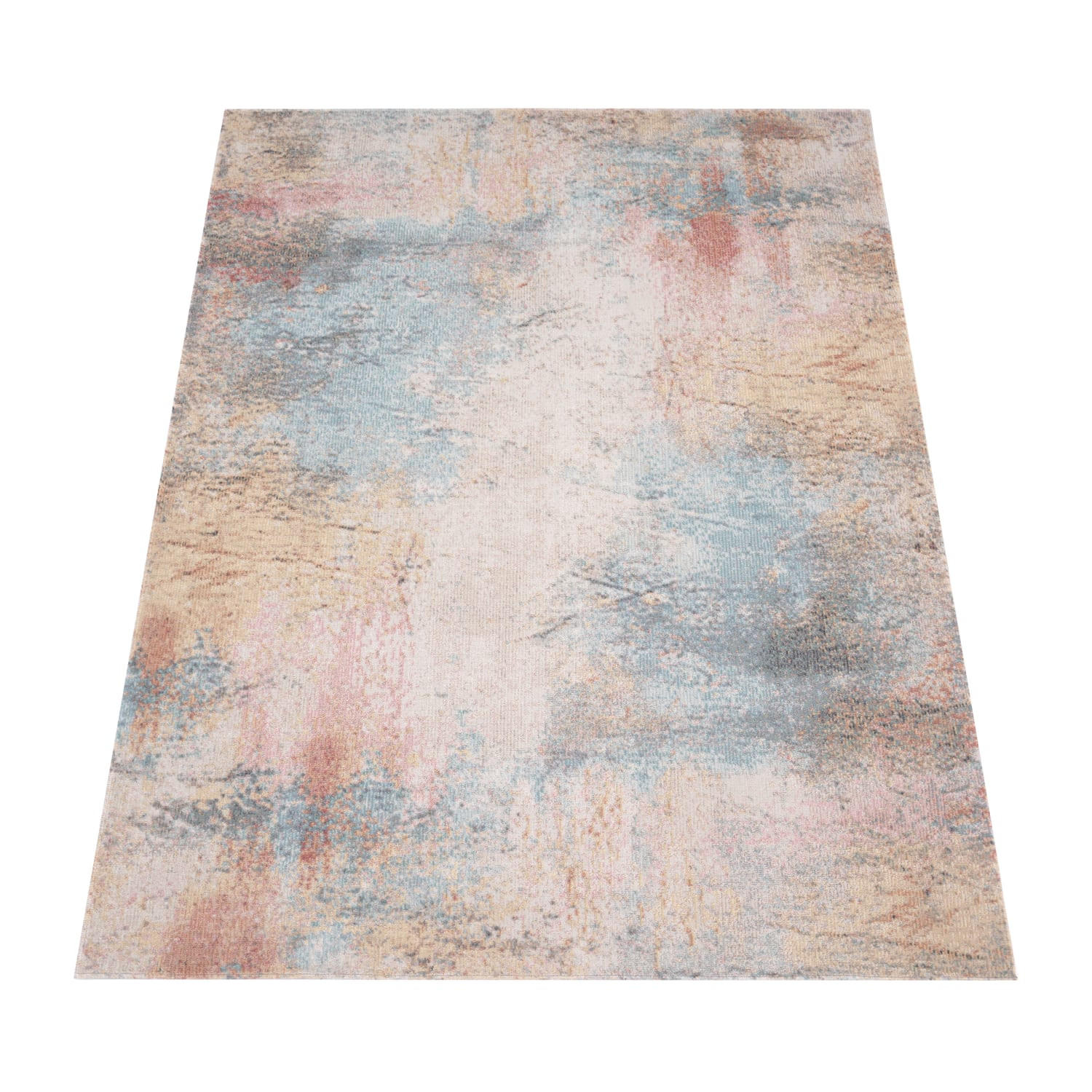 TEPPICH Outdoor Abstrakte Motive Balkon, Terrasse schmutzabweisend Mehrfarbig Rechteckig 60x100 - Multicolor, Textil (60/100cm) - KADIMA DESIGN