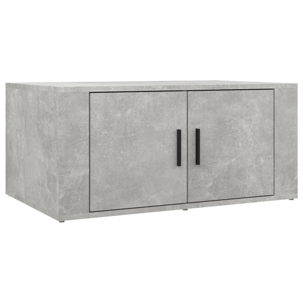furnicato Couchtisch Grau 80x36x50 cm