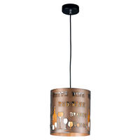 LED HÄNGELEUCHTE TUVA Braun Metall - Braun, Metall (6/12/150cm)