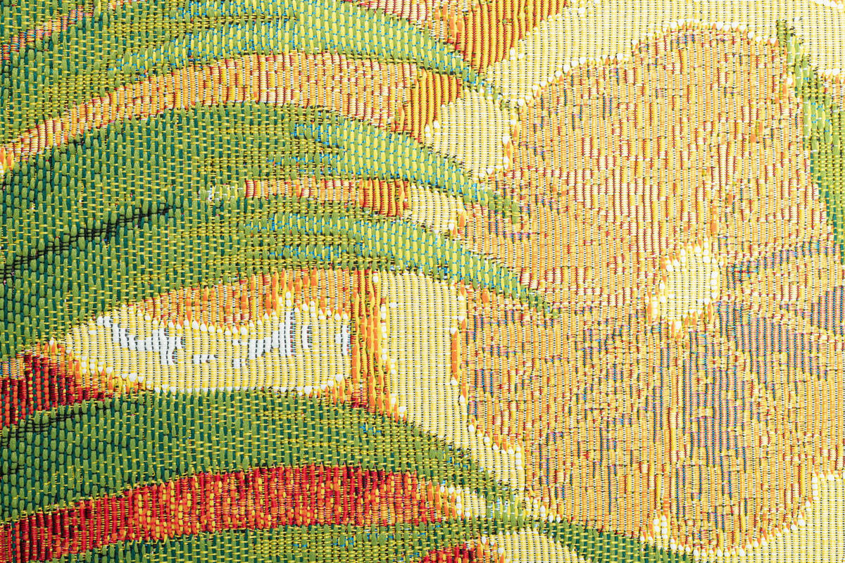 OUTDOORTEPPICH Rantum Beach 140x140 cm - Orange, Textil (140/140cm) - Sansibar SYLT
