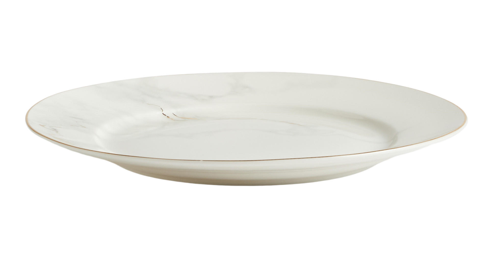 DESSERTTELLER Marberis - Weiß, Keramik (20.5cm) - home&you