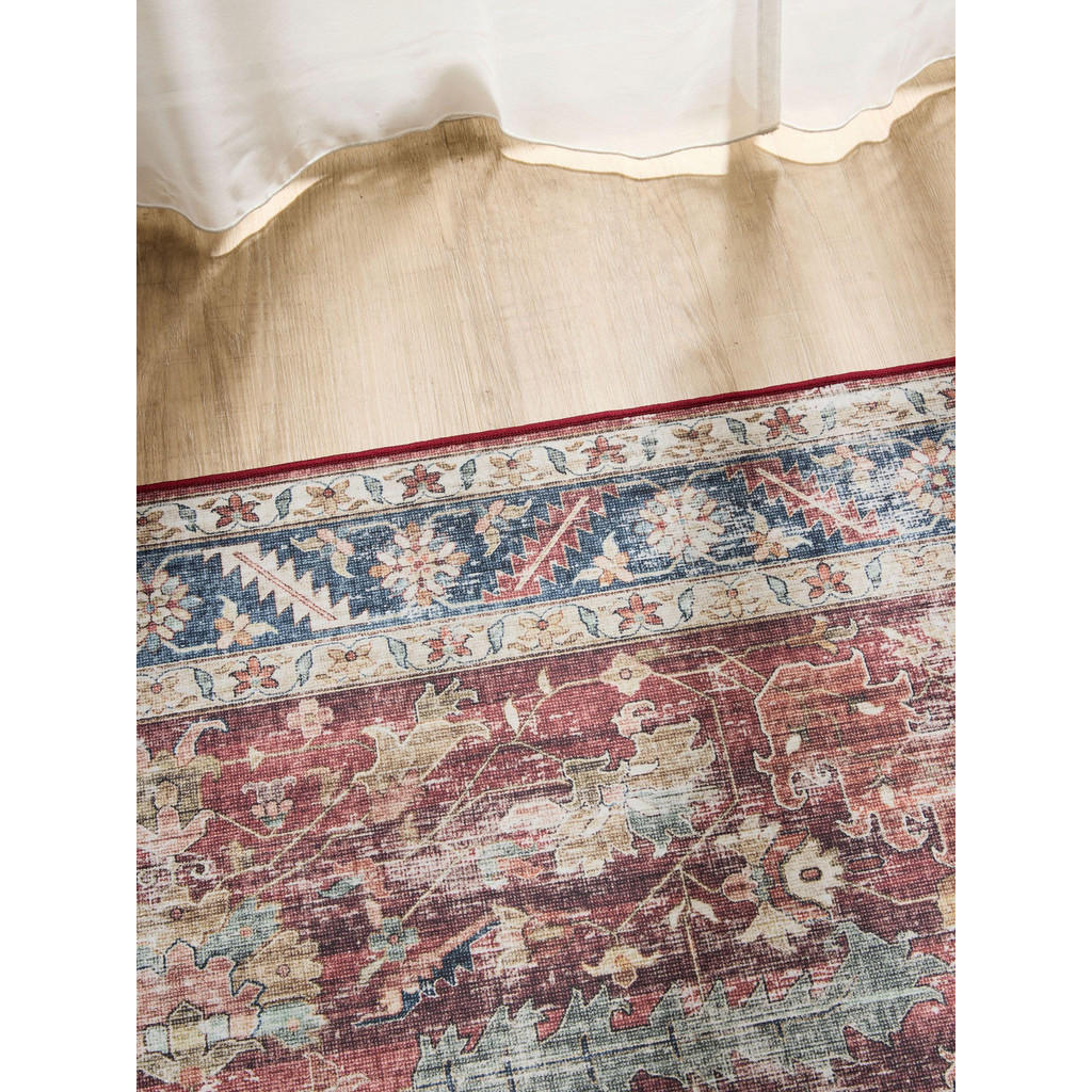 Thumbnail - benuta Vintage-Teppich, Mehrfarbig, Kunststoff, Vintage, Rechteckig, 60x120 cm, Oeko-Tex® Standard 100, in verschiedenen...