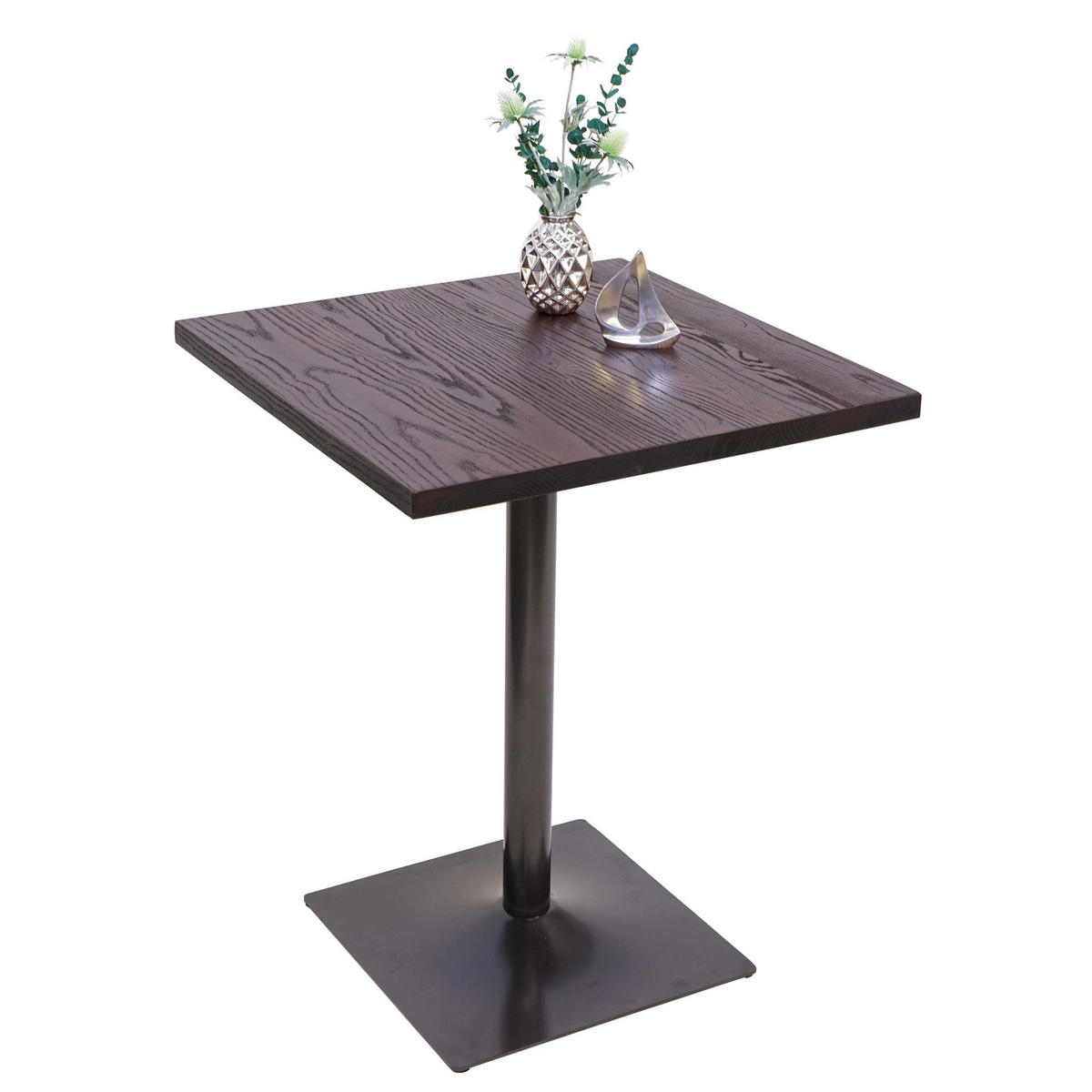 BISTROTISCH eckig Dunkelbraun - Dunkelbraun, Holz (60/60/76cm) - MCW