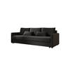 SOFA MOS mit Schlaffunktion ITAKA 27 mit Stauraum - Grau, Textil (84/72/220cm) - Bedante