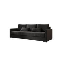 SOFA MOS mit Schlaffunktion ITAKA 27 mit Stauraum - Grau, Textil (84/72/220cm) - Bedante