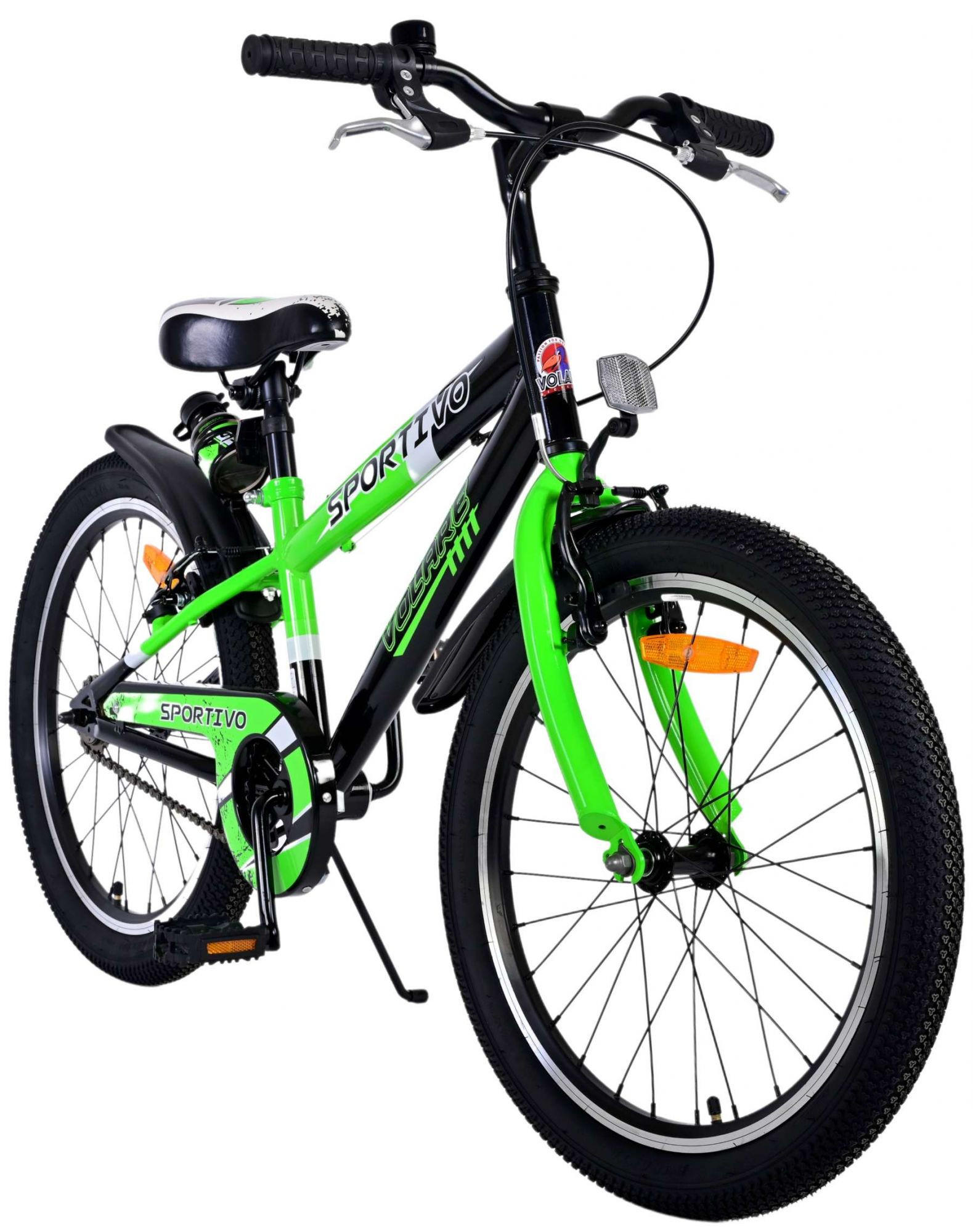 KINDERFAHRRAD Sportivo - Jungen - 20 Zoll - 2 Handbremsen - Grün - Grün, Metall (60cm) - TPFSports