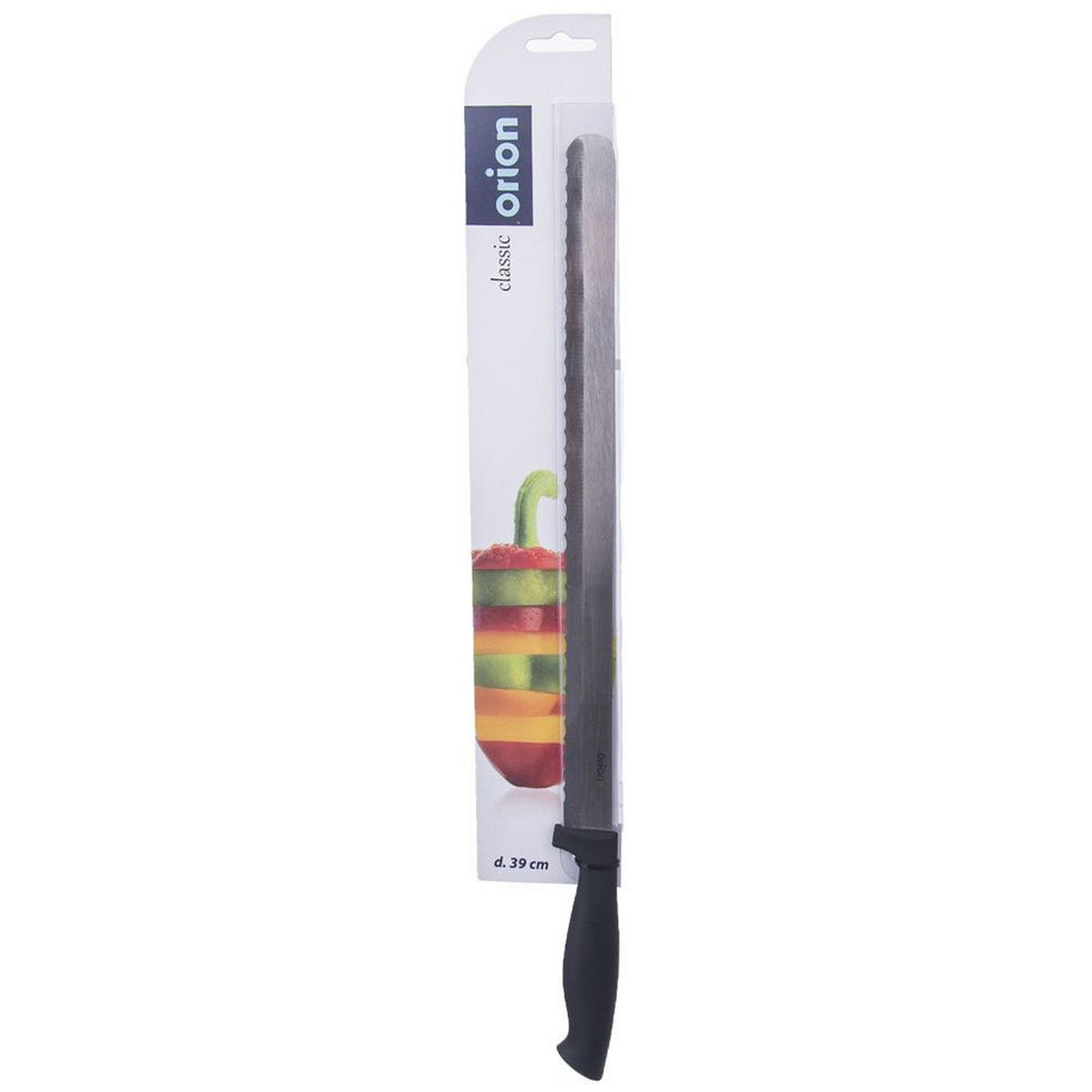 KUCHENMESSER CLASSIC Schwarz Silber - Schwarz, Metall (39cm) - Orion 
