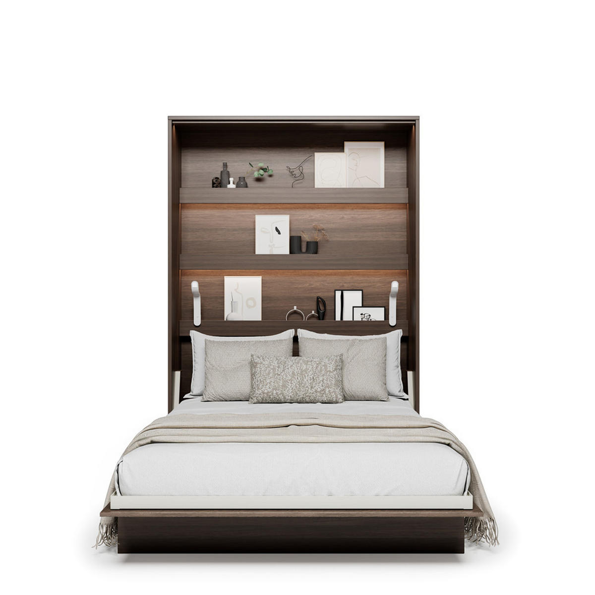 SCHRANKBETT BED CONCEPT BC-01 Matratze - Alteiche, Holzwerkstoff (140/200cm) - Meblini