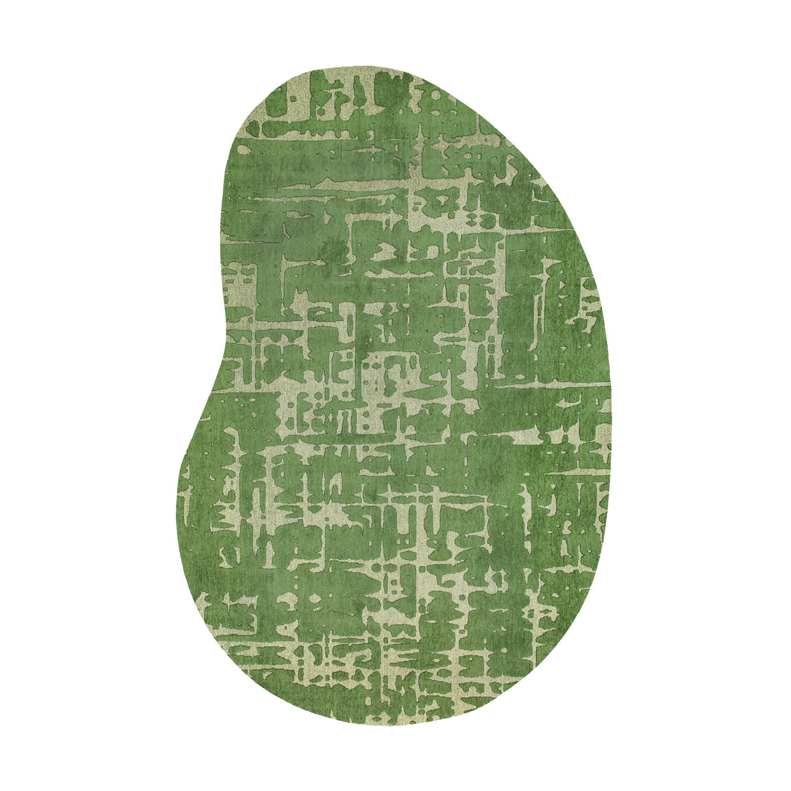 TEPIH Perrier's Green Structures Baobab 170/235 cm - zelena, tekstil/plastika (170/235cm) - Louis De Poortere