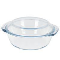AUFLAUFFORM Basic Transparent 26/23.5/9 cm Glas - Transparent, Glas (23.5/9/26cm) - Mondex