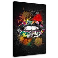 KUNSTDRUCK Bunt 80/120 cm - Multicolor, Textil (80/120cm) - KUNSTLOFT