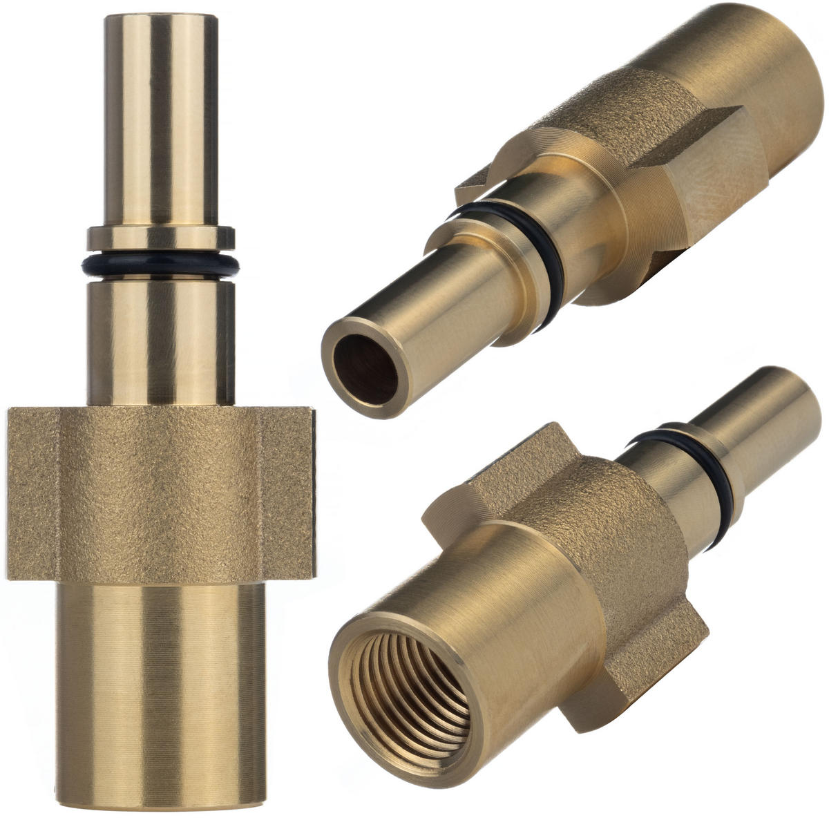 SCHLAUCH Universal - Kanalreinigungsschlauch 20 m, 160 bar, Düse 1+3, 1/4 Zoll Gewinde, 60 °C - Multicolor, Kunststoff/Metall (10/10/10cm)