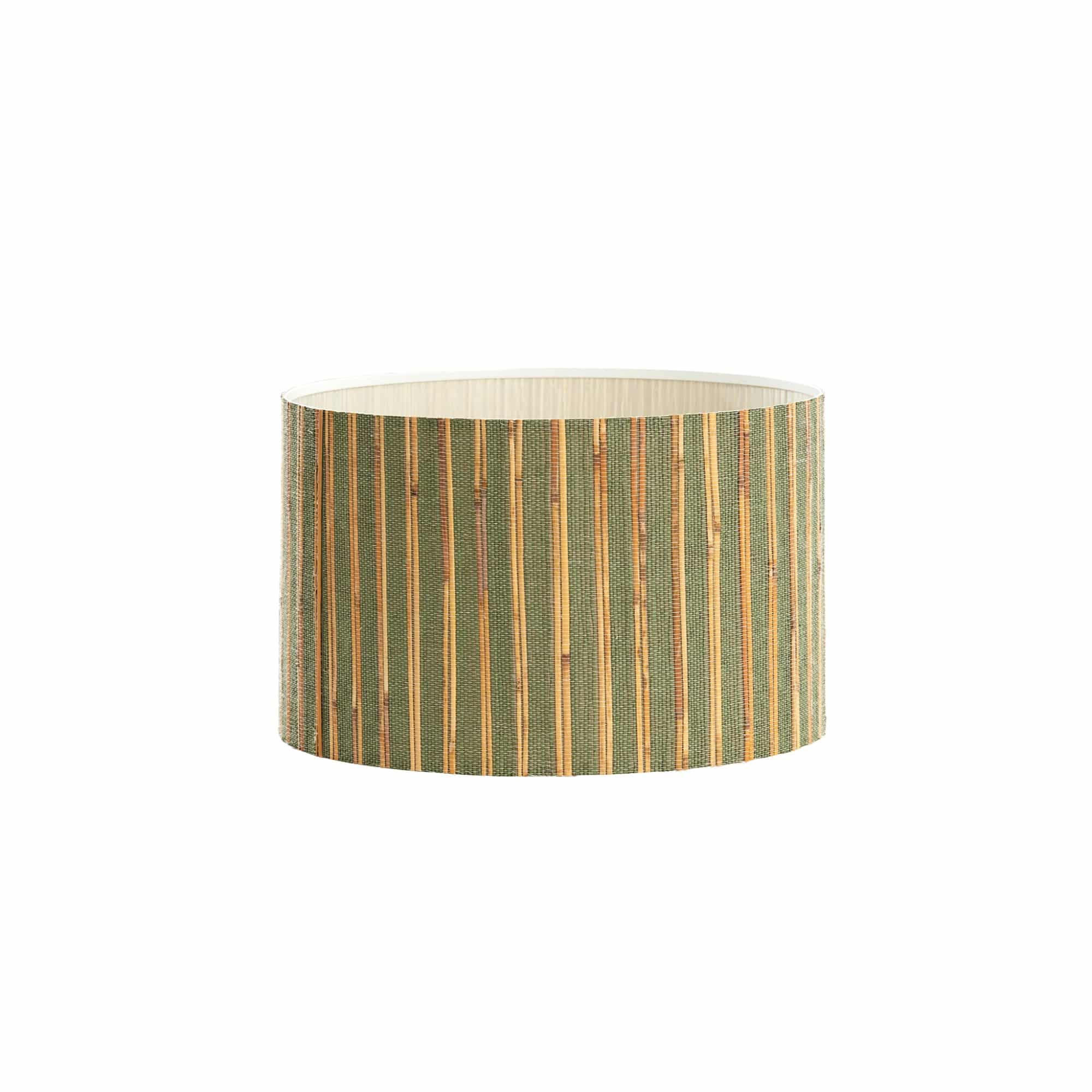 LAMPENSCHIRM Simno Grün 40/40/25 cm - Grün, Holz (40/40/25cm) - Light & Living