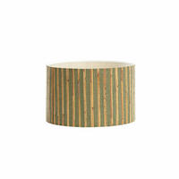 LAMPENSCHIRM Simno Grün 40/40/25 cm - Grün, Holz (40/40/25cm) - Light & Living