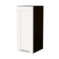 HÄNGESCHRANK Oslo W2/30 Schwarz / Weiß Matt 30 / 32,5 / 72cm - Schwarz/Weiß, Holz/Holzwerkstoff (30/72/32.5cm) - Feldmann-Wohnen