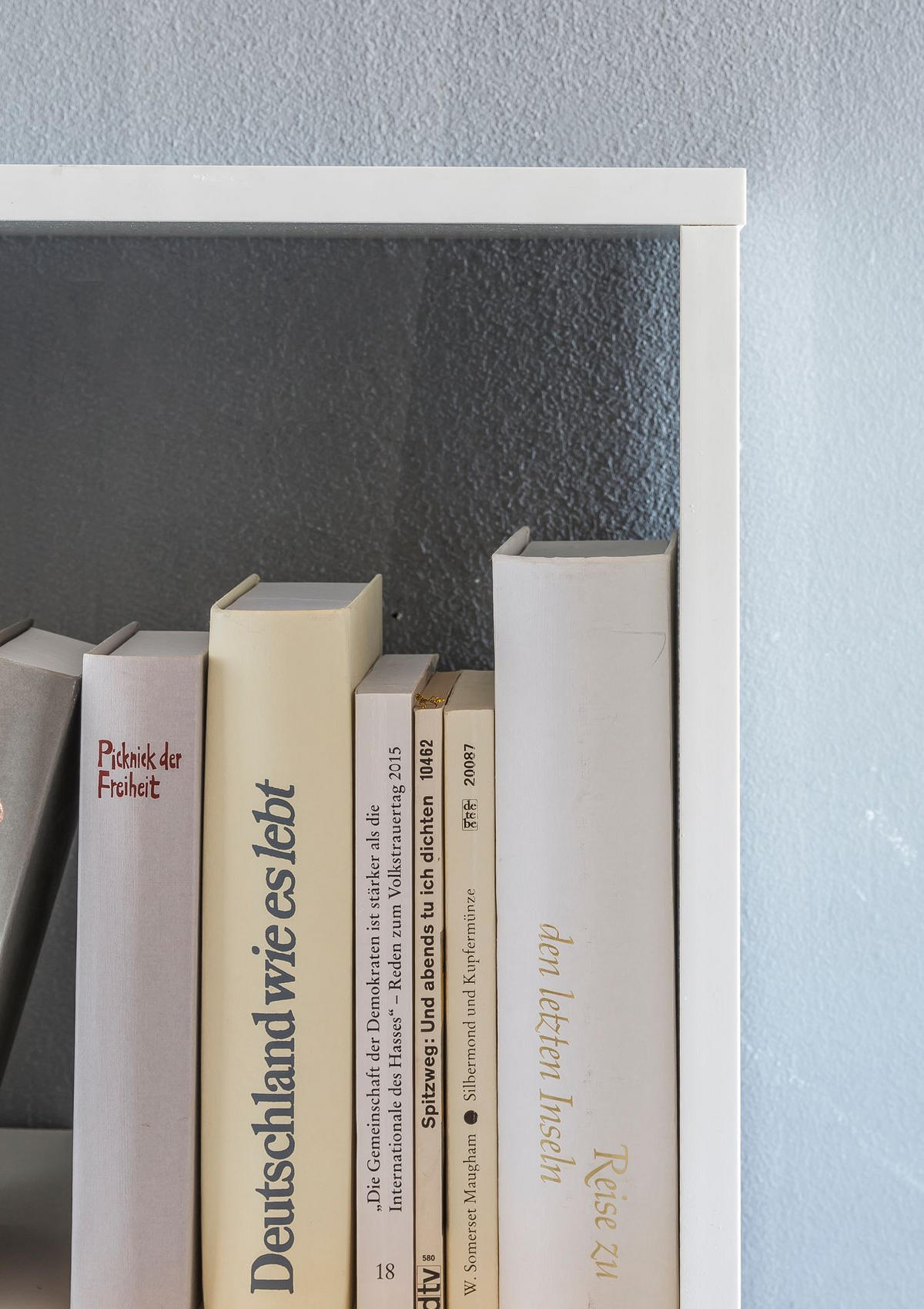 BÜCHERREGAL – Weiß, 8 Fächer, kratzfest, Raumteiler - Weiß, Holz/Kunststoff (108/104/29cm) - KADIMA DESIGN