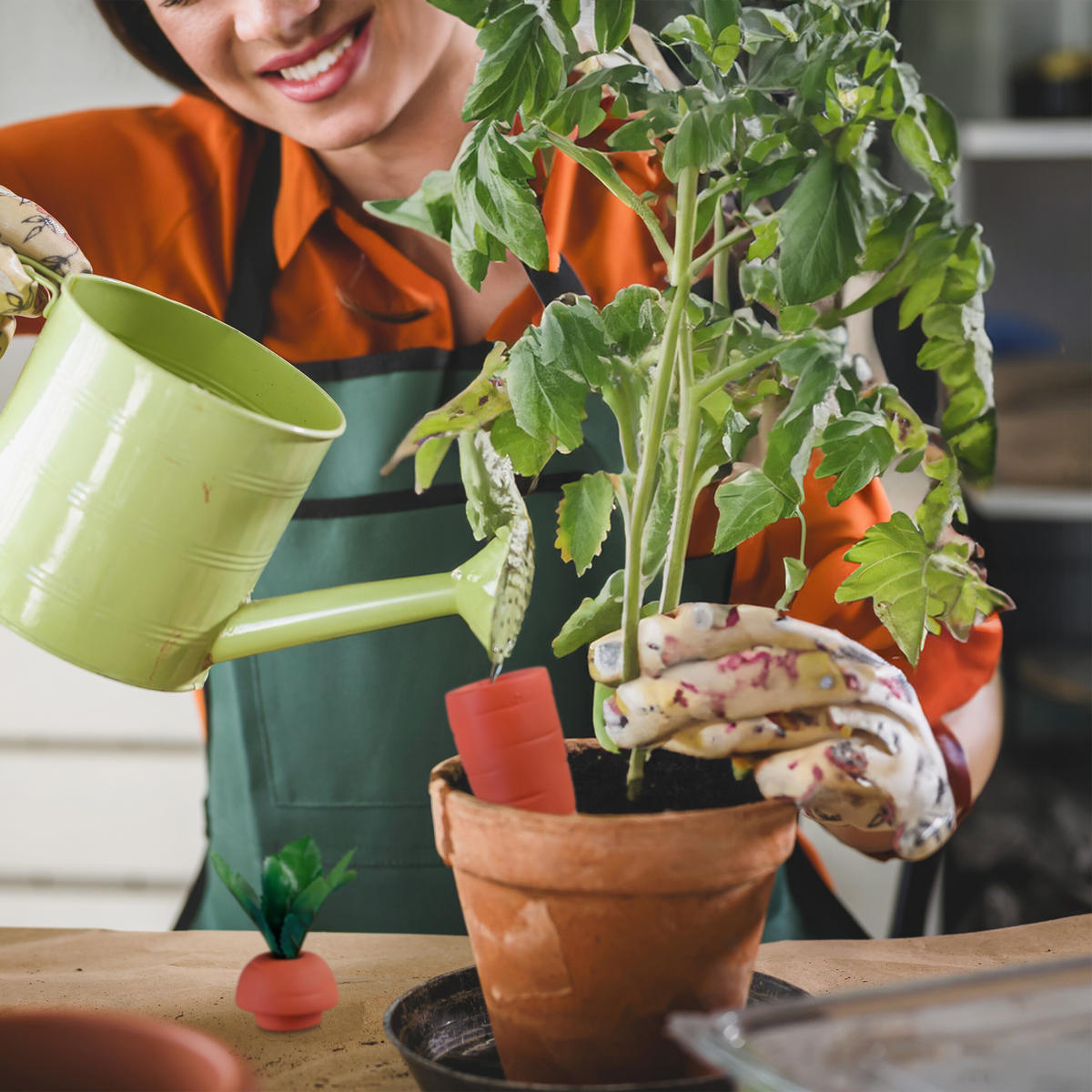 4xTONKEGEL - Multicolor, Keramik/Kunststoff (5/23/5cm) - Relaxdays